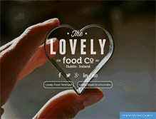 Tablet Screenshot of lovelyfood.ie